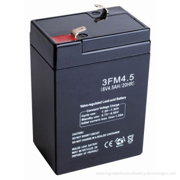 6v 4ah Self-discharge Valve Regulated Lead Acid Battery Abs For Switch Control And Accident Lighting